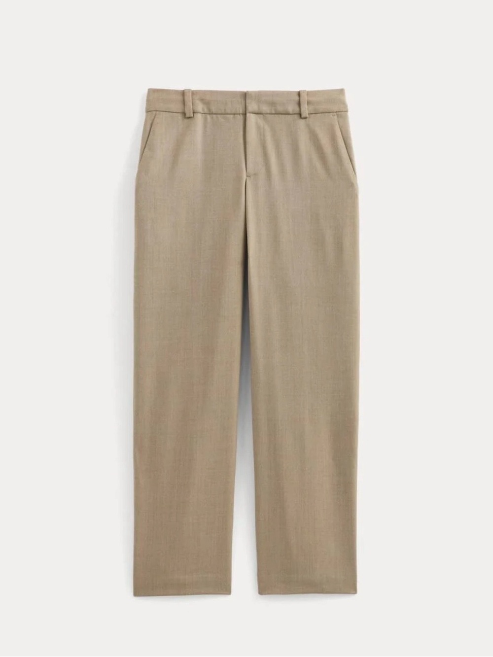 NWT Everlane straight leg trousers Size 6 in a light taupe color